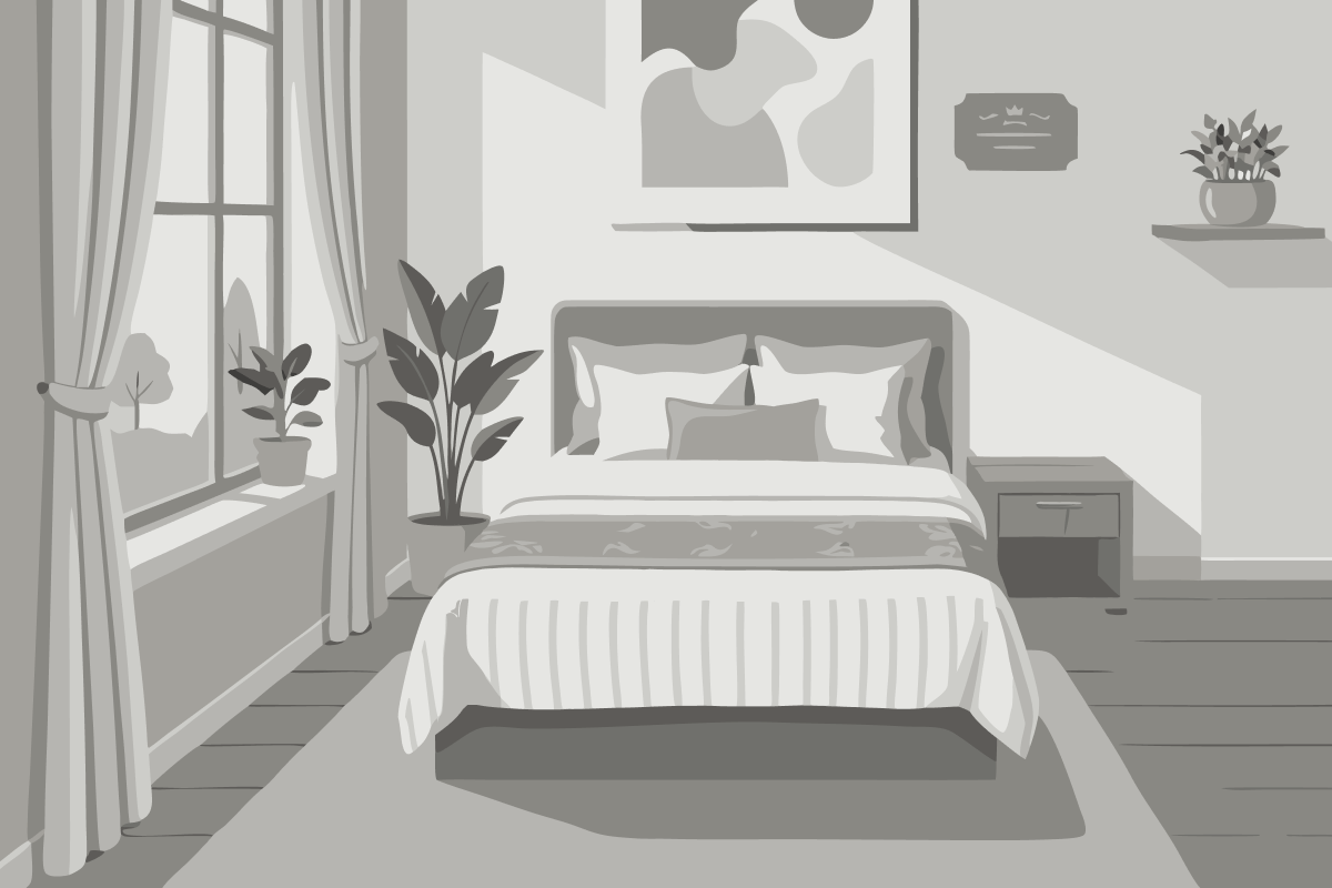 King Room with City View and Roll-In Shower - Mobility Accessible